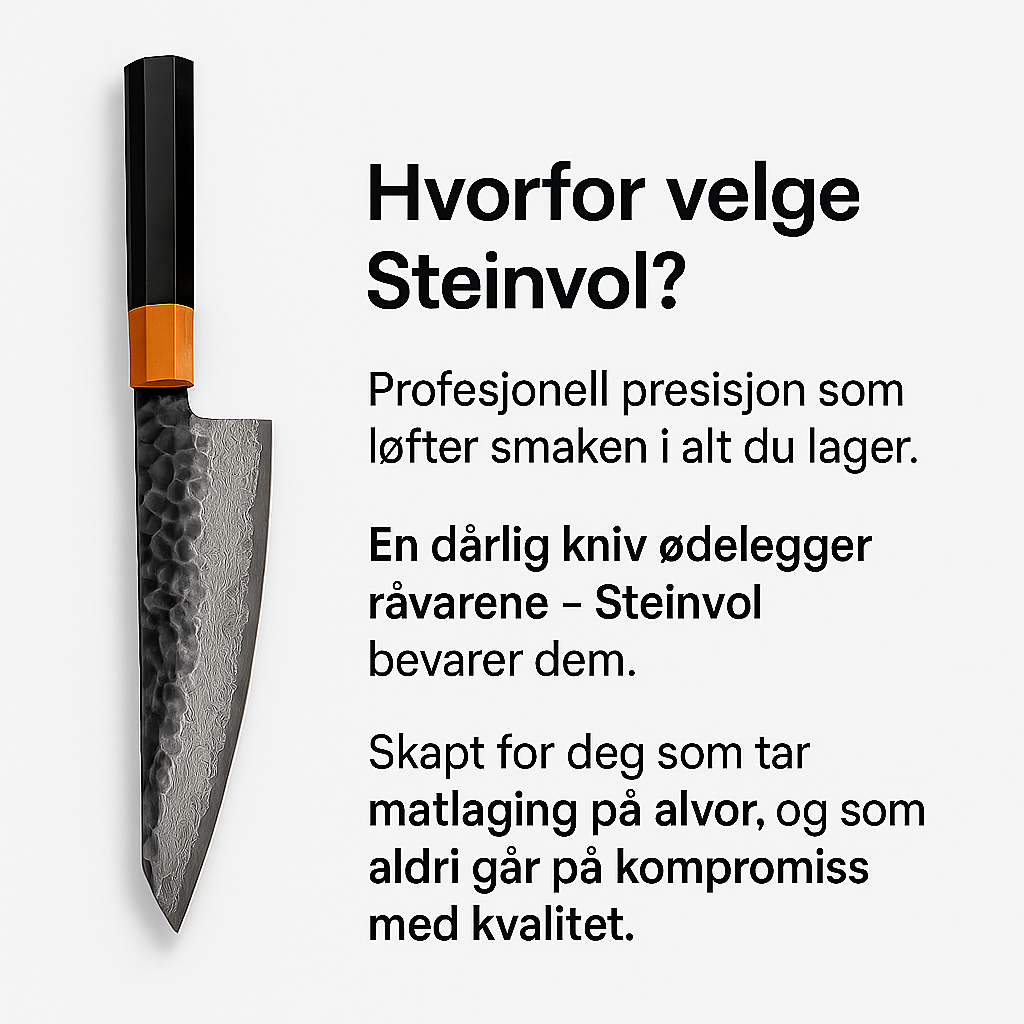 Steinvol™ - Profesjonelle kniver